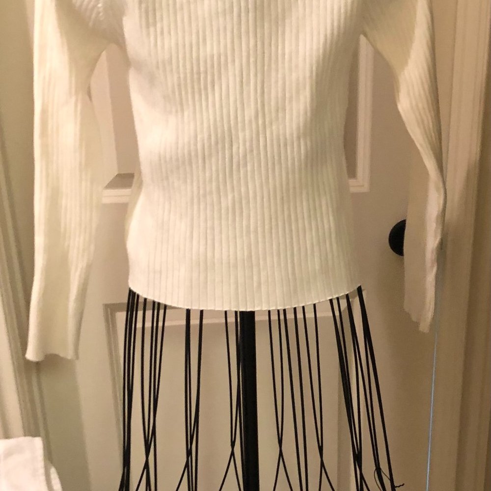 Pearl Button Ribbed Cardigan - Picture 2 of 4